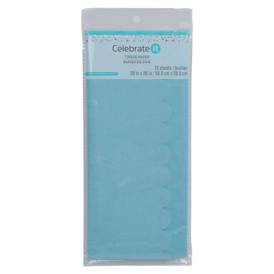 Michaels, Scalloped Tissue Paper Sheets, 12ct. by Celebrate It™ – Category: Tissue Paper & Shredded Filler